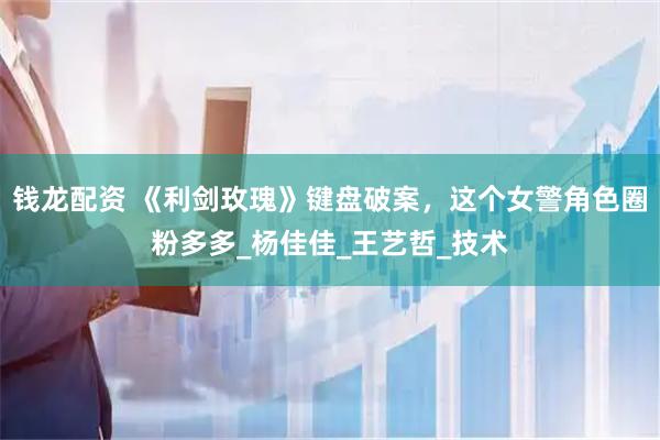 钱龙配资 《利剑玫瑰》键盘破案，这个女警角色圈粉多多_杨佳佳_王艺哲_技术