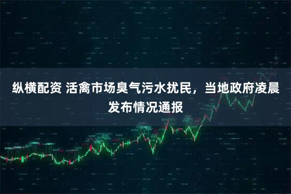 纵横配资 活禽市场臭气污水扰民，当地政府凌晨发布情况通报
