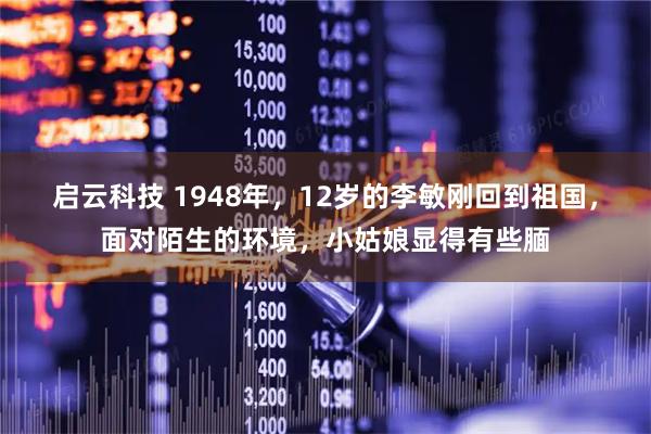 启云科技 1948年，12岁的李敏刚回到祖国，面对陌生的环境，小姑娘显得有些腼